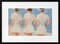 Retro Three Sailors - Melloi Art Prints 24x36 Black Framed Art | Home or Office Art